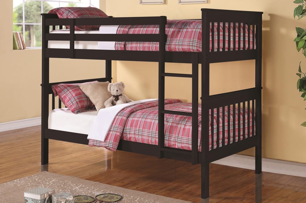 Single/ Single Bunk Bed Espresso 2500E