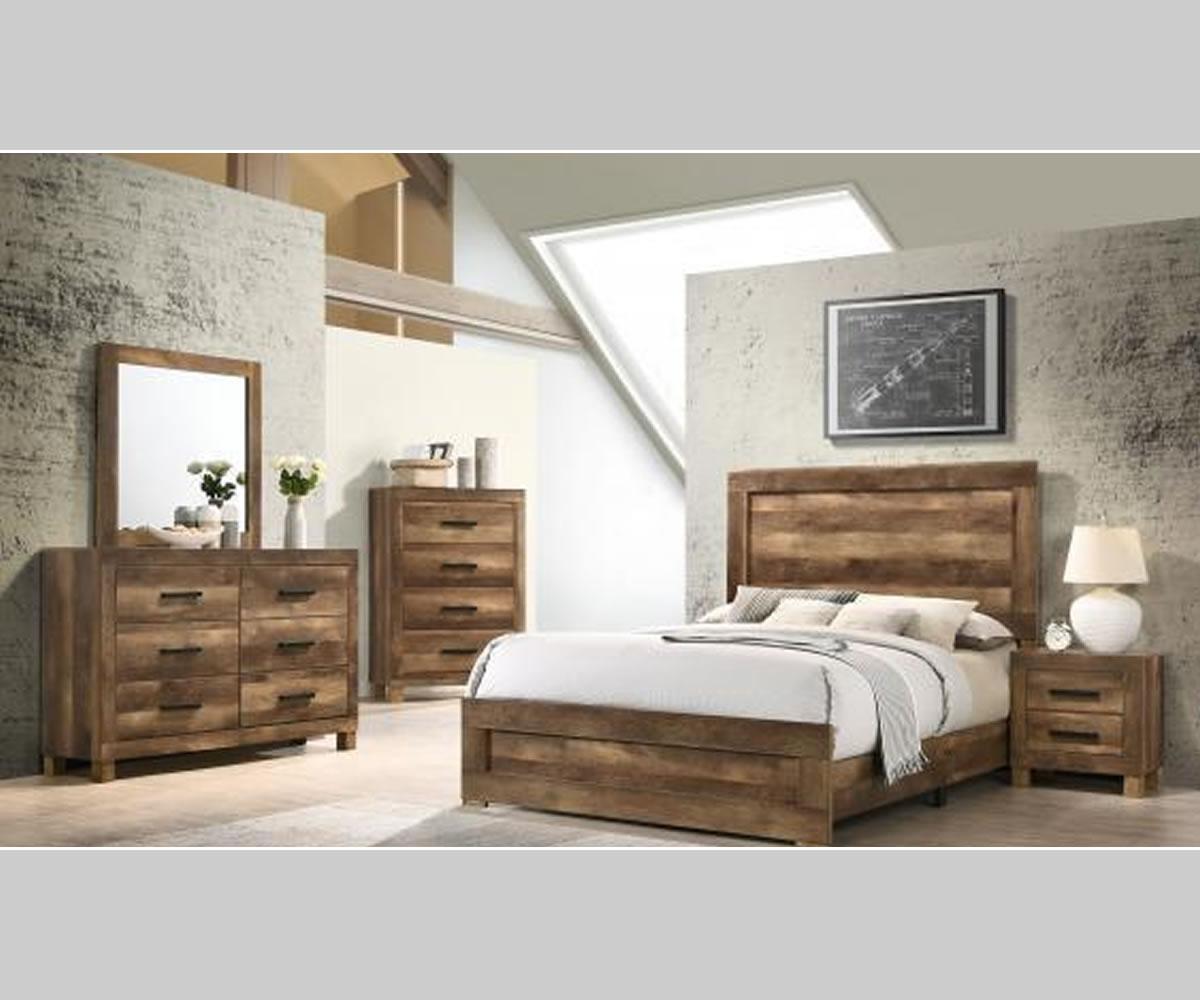 Caliban 2 Drawer Night Stand Brown B0901