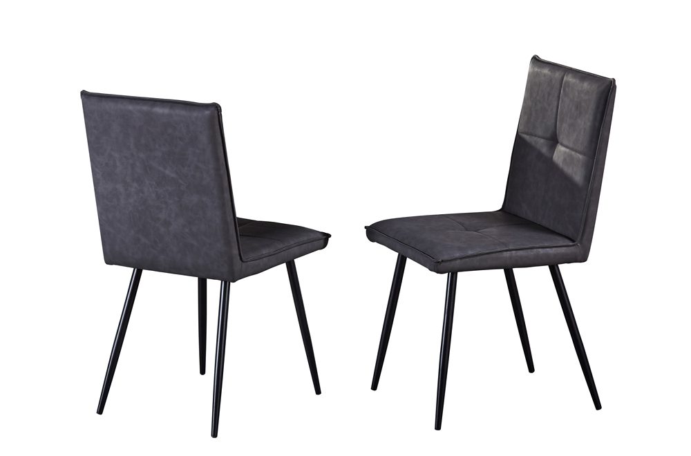 Dining Chairs Set Of 2 Grey 282