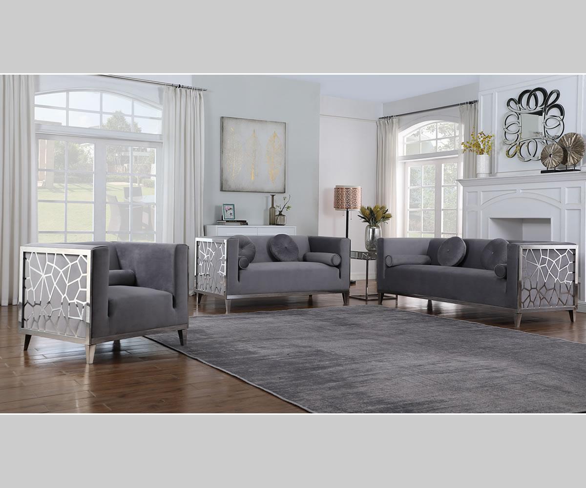 Darlene Sofa Collection Grey 23381