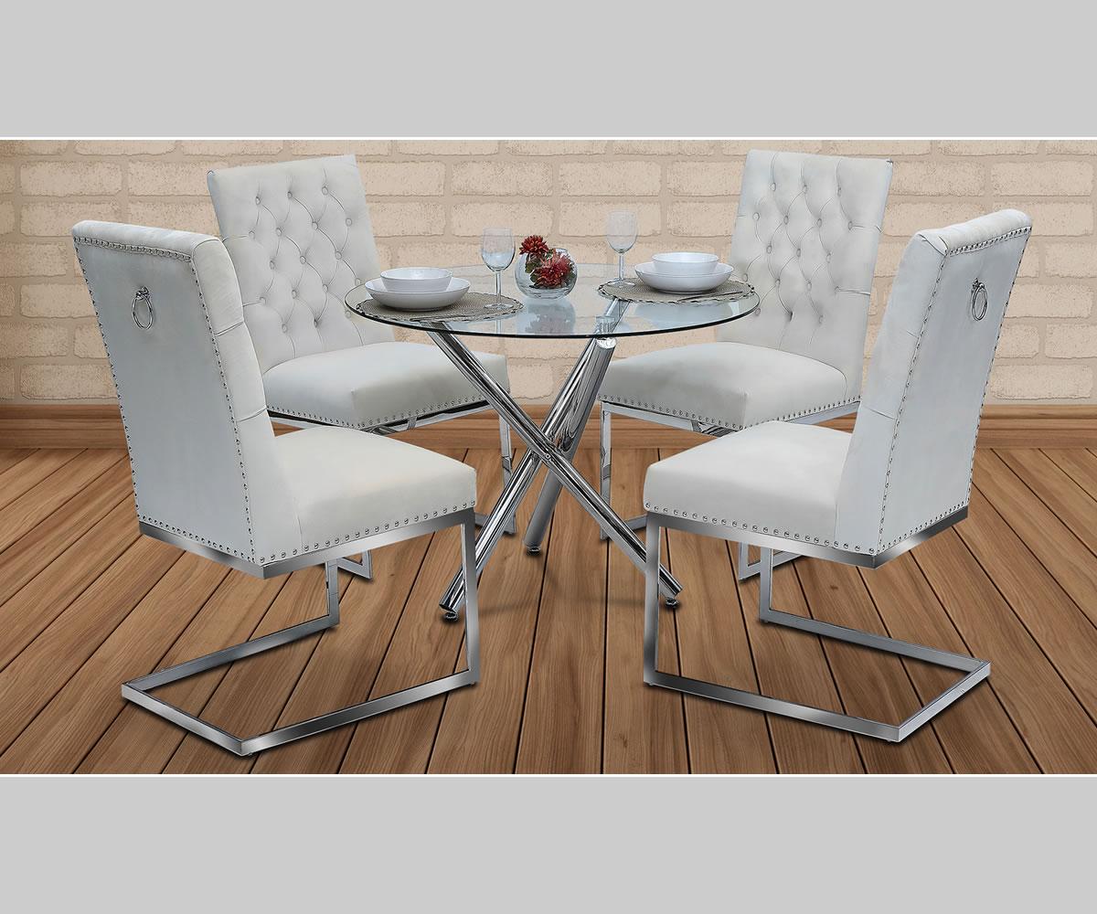 Logan Dining Set Beige MEG811