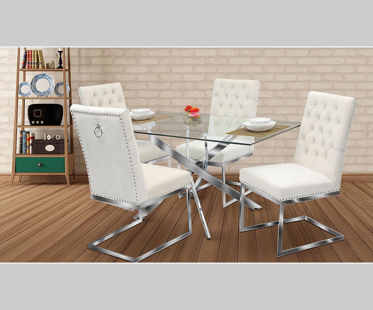 Wella 5pc Dining Set Beige MEG861