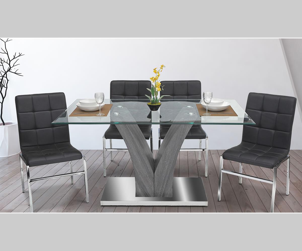 Otis Dining Set Black WEST7500 - Main Image
