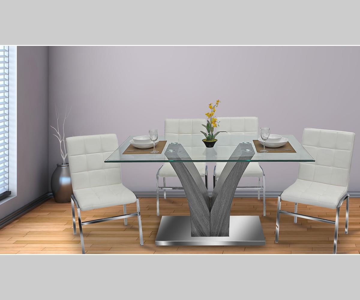 Otis Dining Set White WEST7500