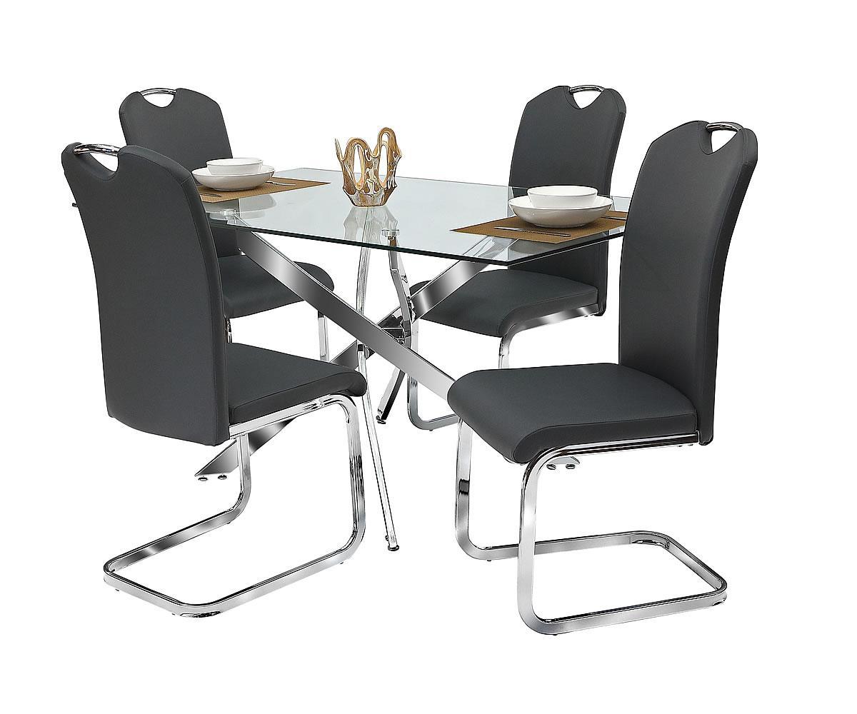 Bruno Dining Set Grey LOR861