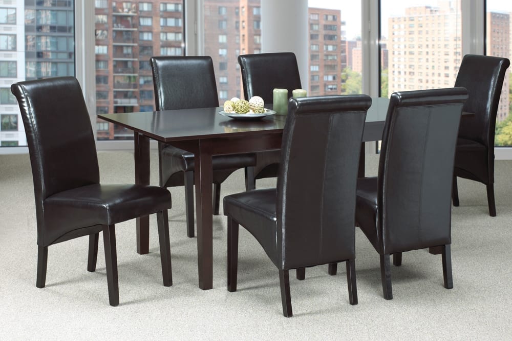 Butterfly leaf Wooden 7 Piece Dining Set T3009/220