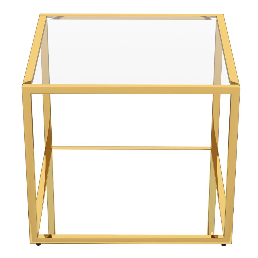 Casini Large Square Coffee Table in Gold 301-632GL_L