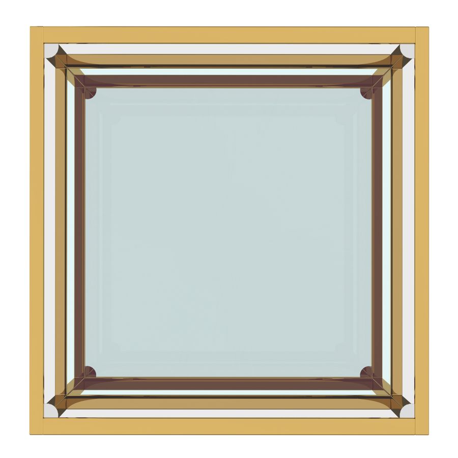 Casini Large Square Coffee Table in Gold 301-632GL_L