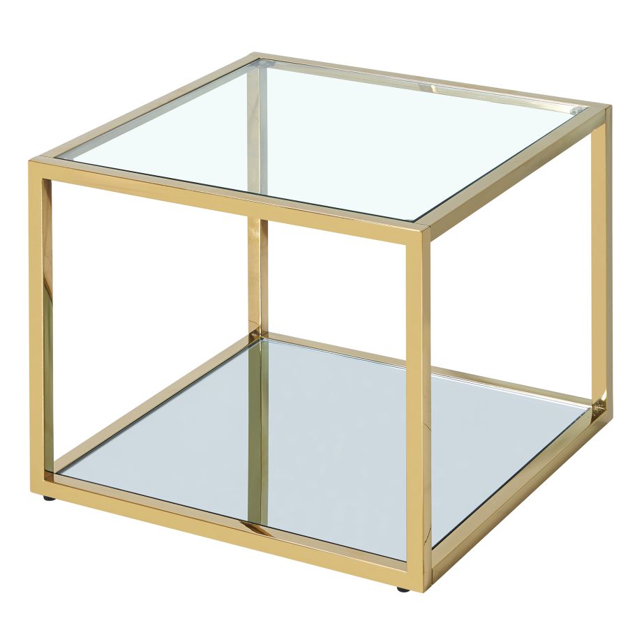 Casini Large Square Coffee Table in Gold 301-632GL_L