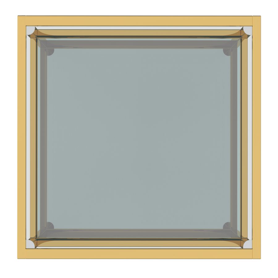 Casini Small Square Coffee Table in Gold 301-632GL_S