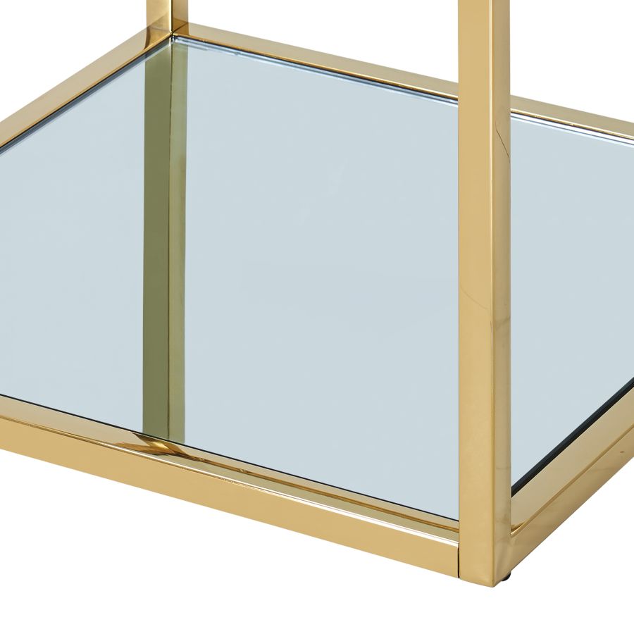 Casini Small Square Coffee Table in Gold 301-632GL_S