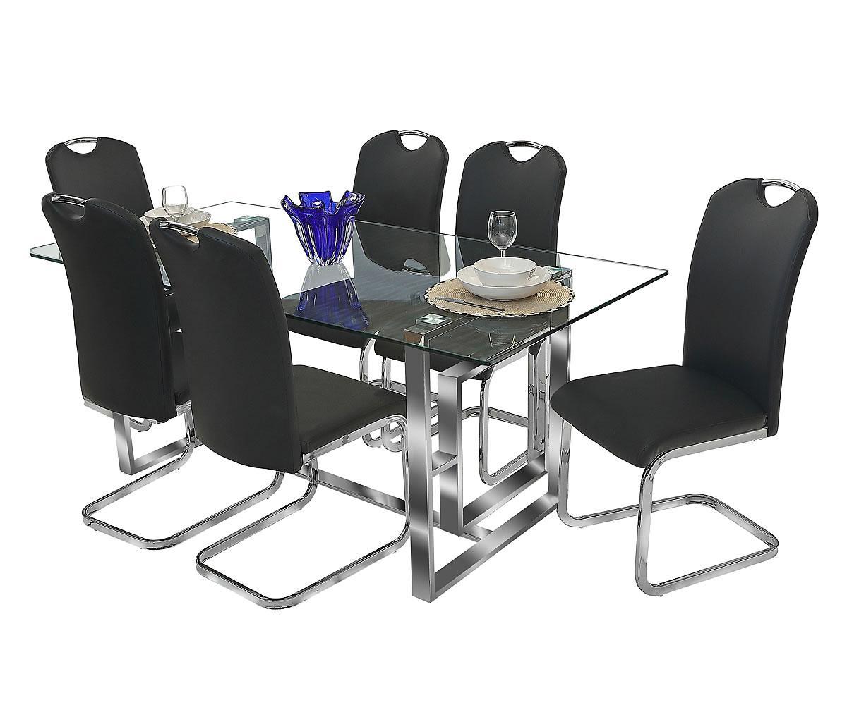 Lorde Dining Set Black LORDT019
