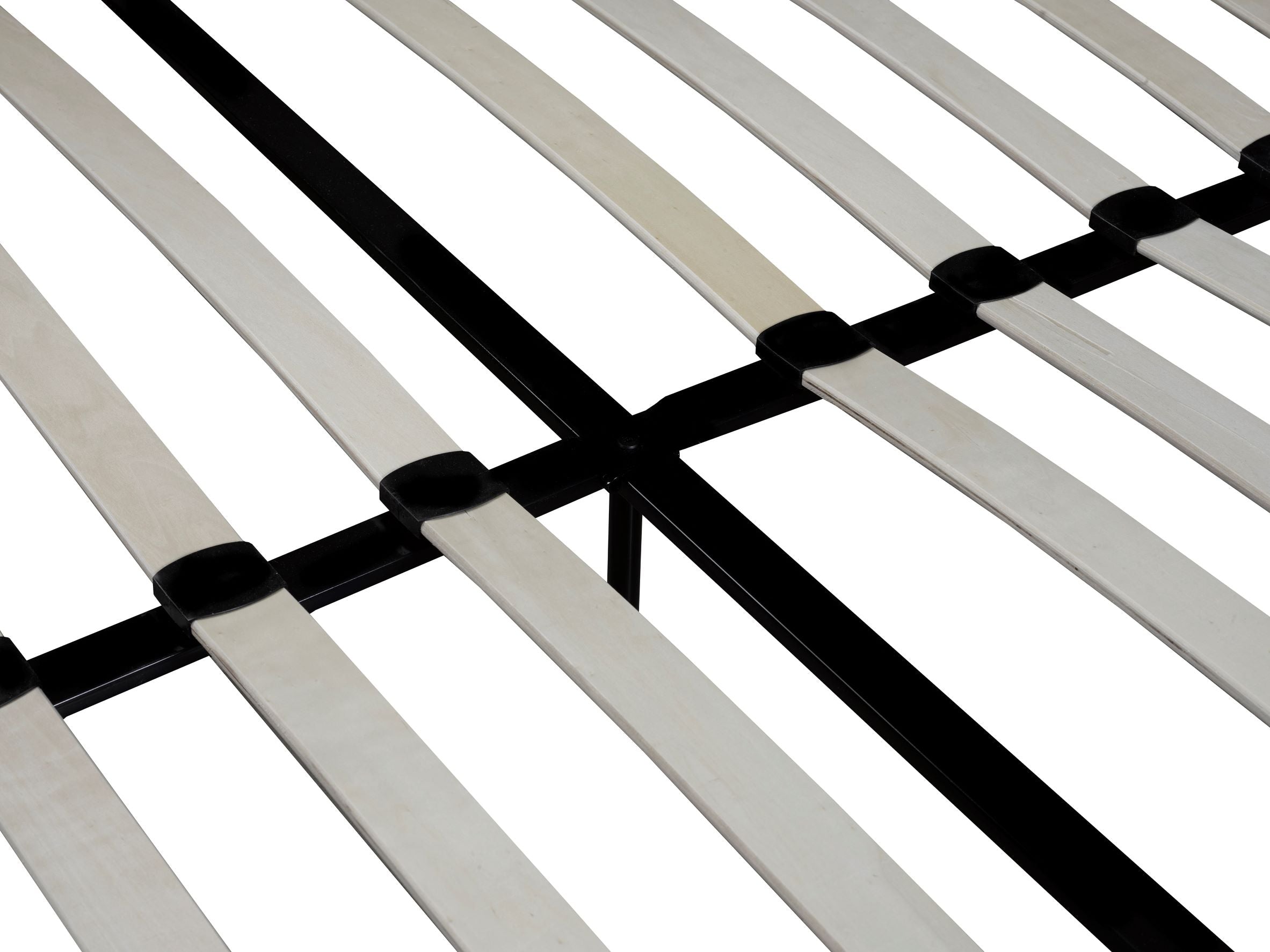 Grey Contemporary Styling Platform Bed With Enhanced Metal Frame 3032