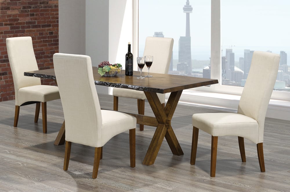 Walnut Dining Table With 4 Chairs T 3038 / T 240