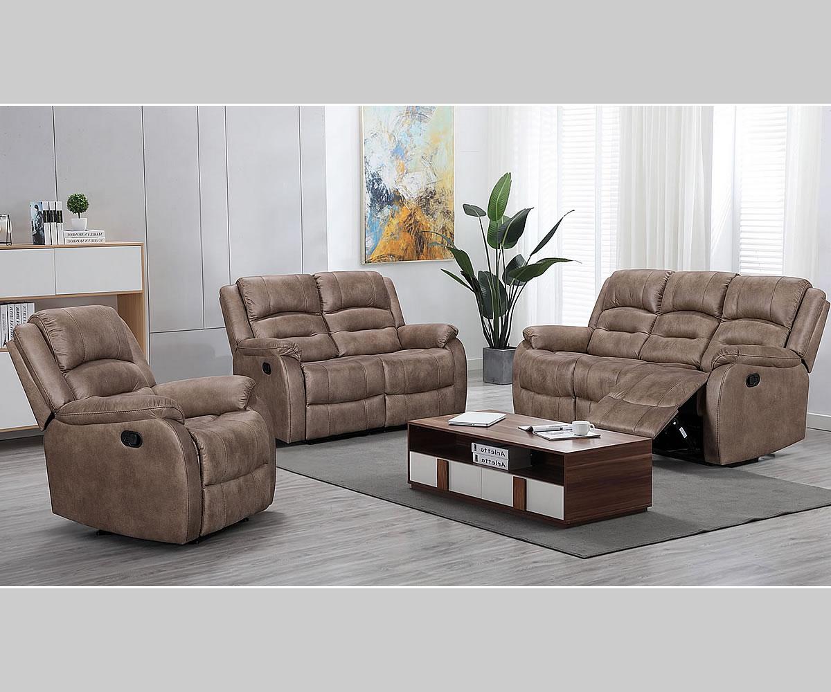 Larissa Sofa Collection Caramel Brown 72070