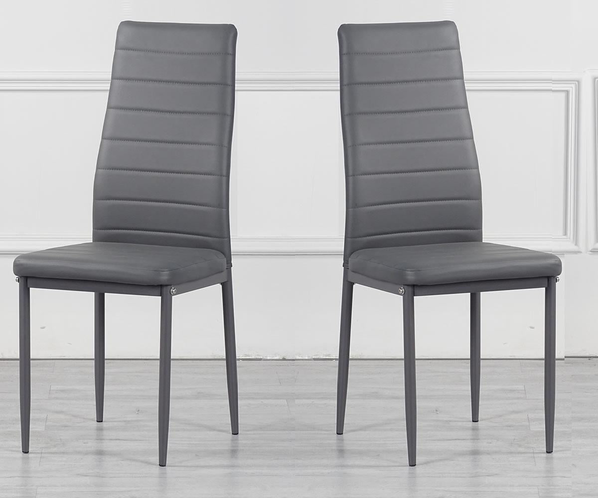 Nash Chairs Grey Set Of 4 DC-9706