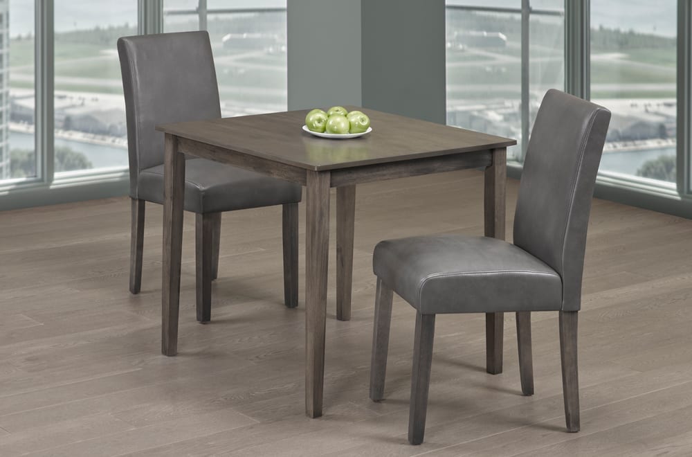 Grey Wooden Dining Table With 2 Chairs T 3115/248G