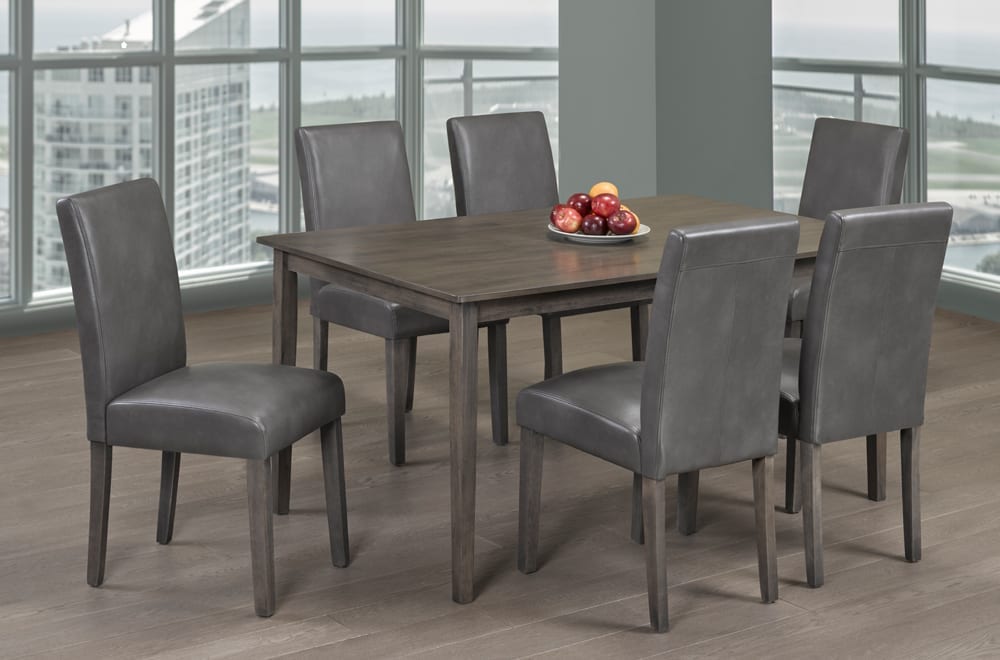 Wooden Dining Table with 7 Chairs T 3117 / 248G