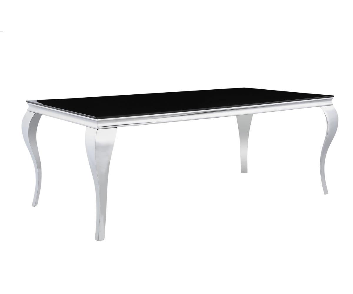 Bianca Black Marble Dining Table - T-8401