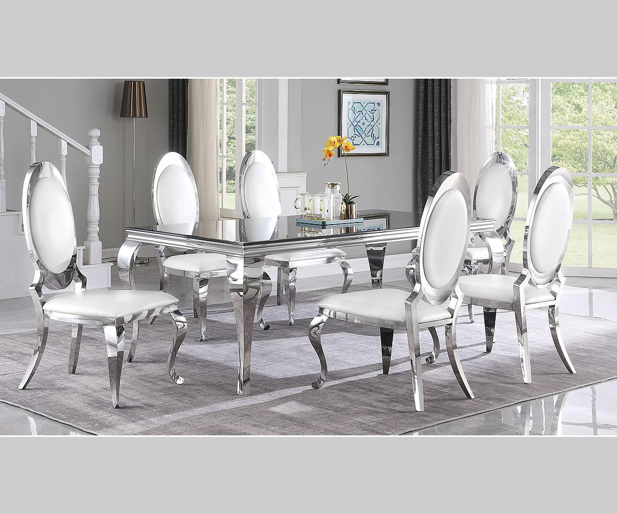 Bianca Dining Set White T-8401