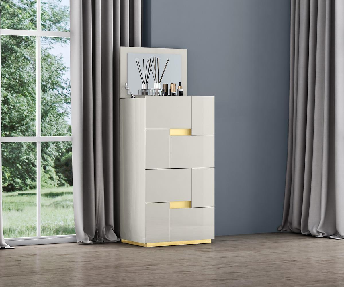 Triton Grey 4 Drawer Chest with Full Extension Slides SB172