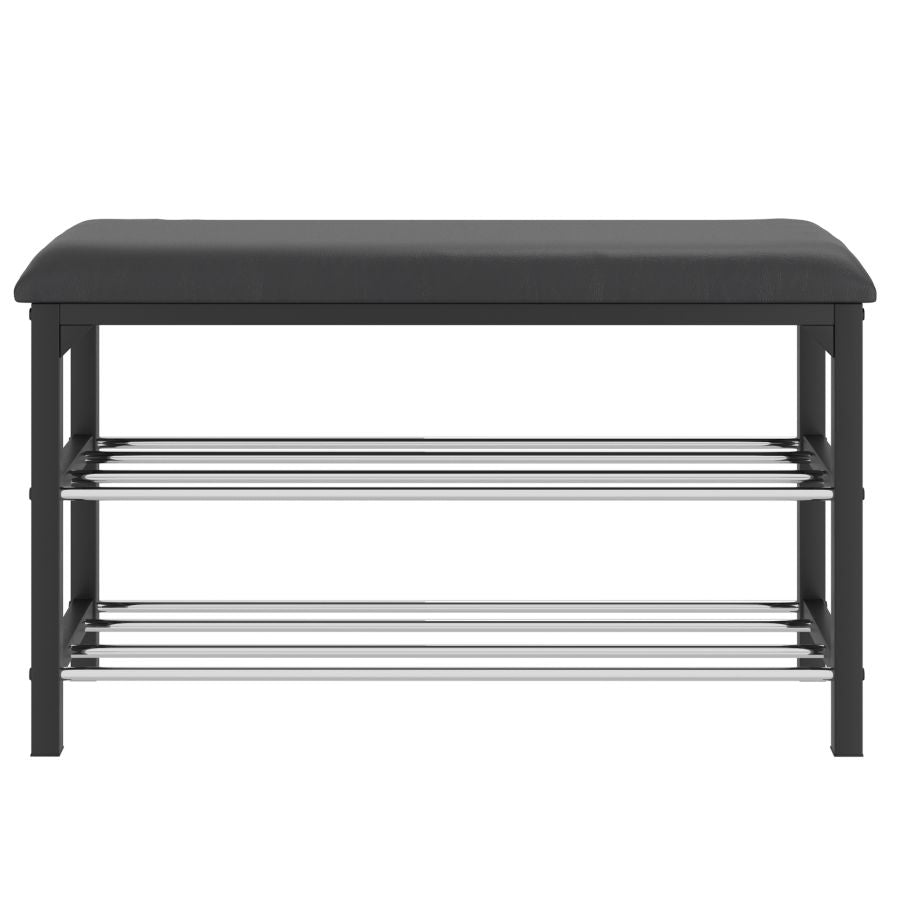 Foster 2-Tier Bench in Black 401-095BK
