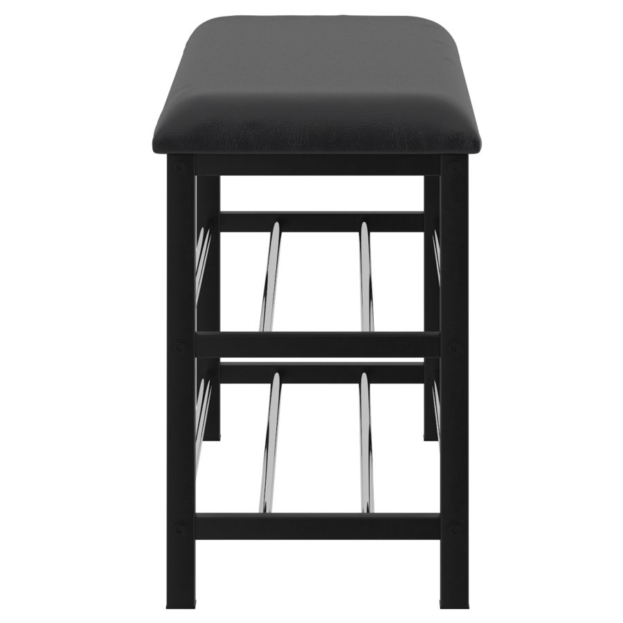 Foster 2-Tier Bench in Black 401-095BK