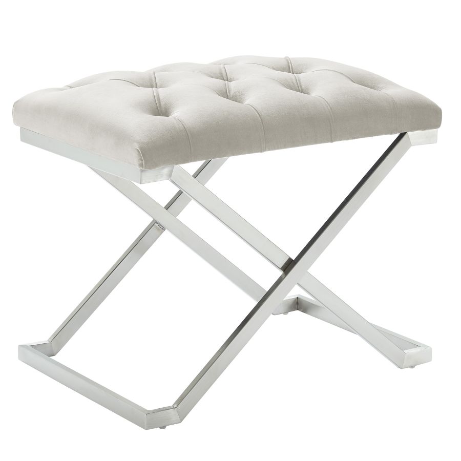 Aldo Bench in Ivory/Silver 401-103IV