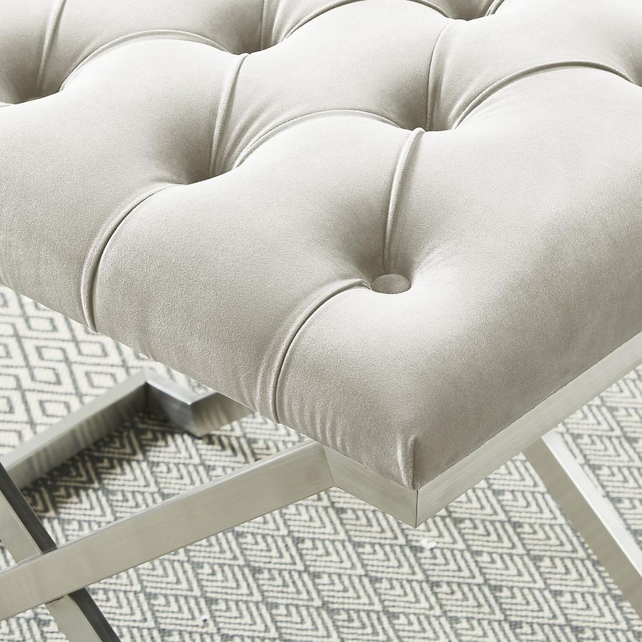 Aldo Bench in Ivory/Silver 401-103IV