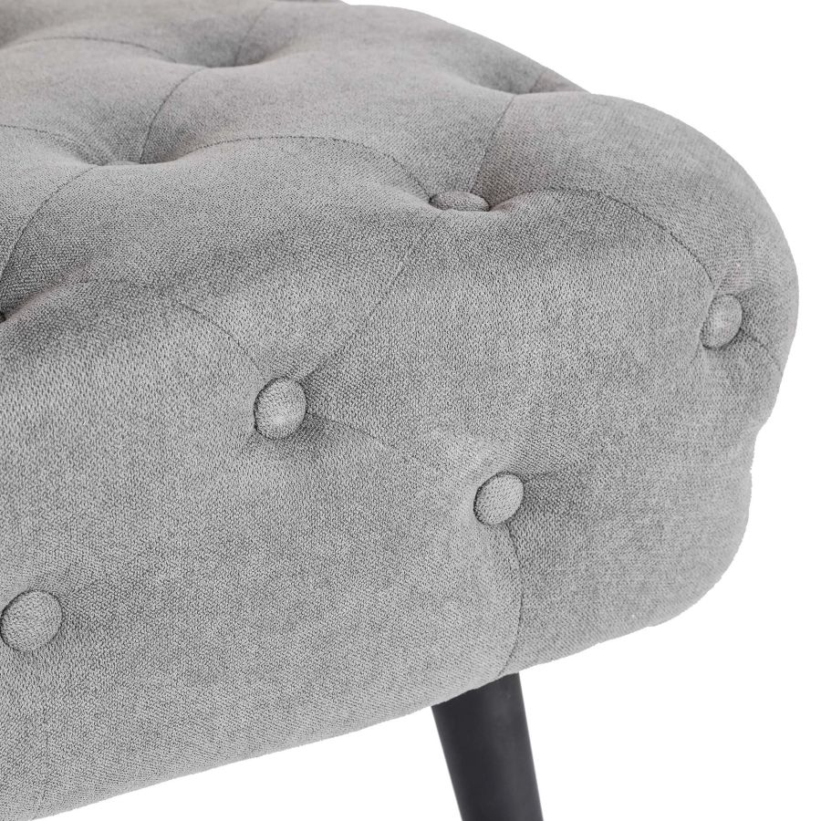 Meryl Bench in Grey and Black 401-568GRY