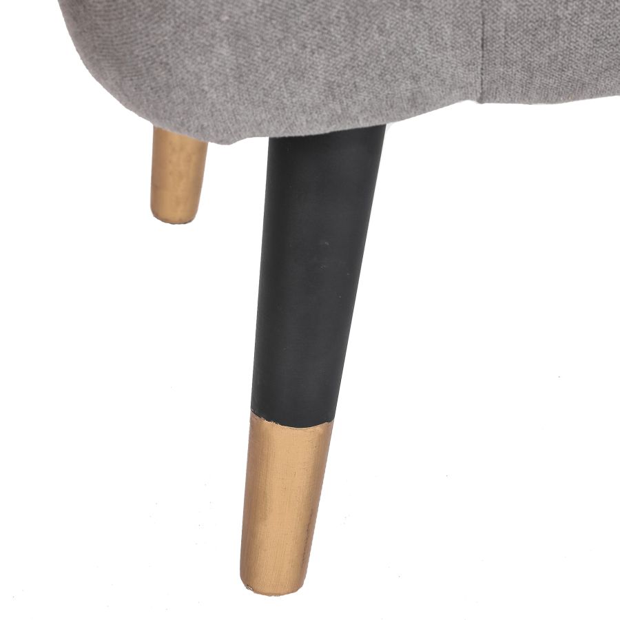 Meryl Bench in Grey and Black 401-568GRY