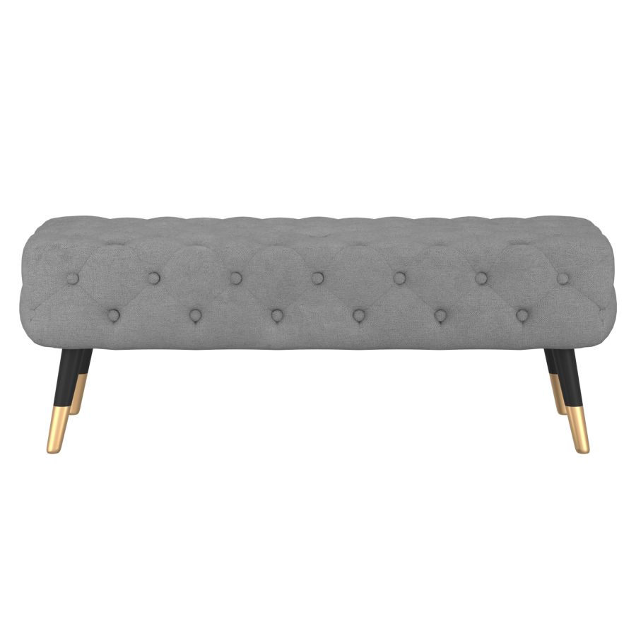 Meryl Bench in Grey and Black 401-568GRY
