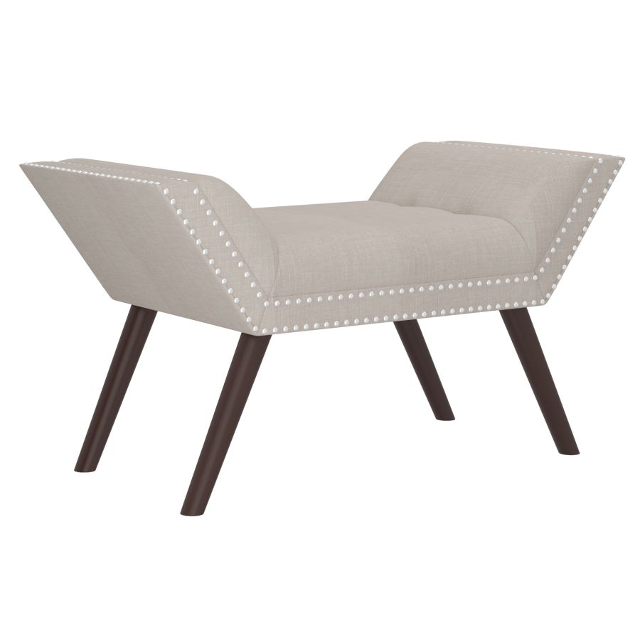 Lana Bench in Beige and Black 401-950BG