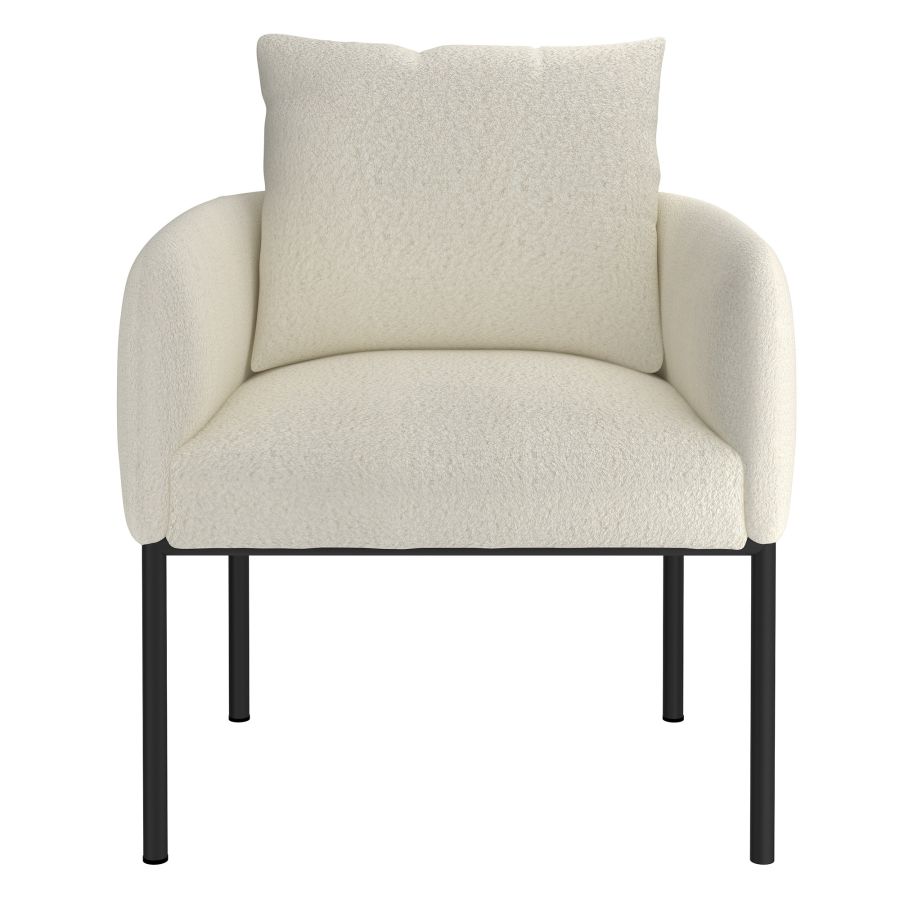 Zana Accent Chair in Cream and Black 403-572CM_BK