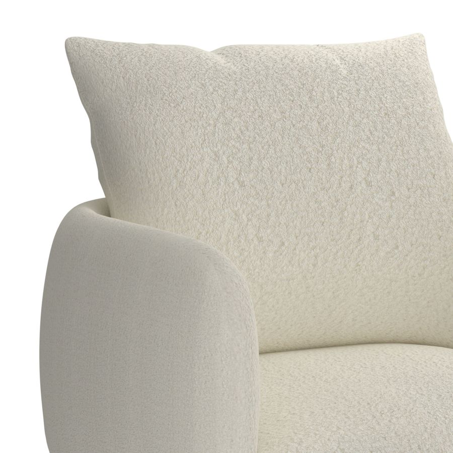 Zana Accent Chair in Cream and Black 403-572CM_BK