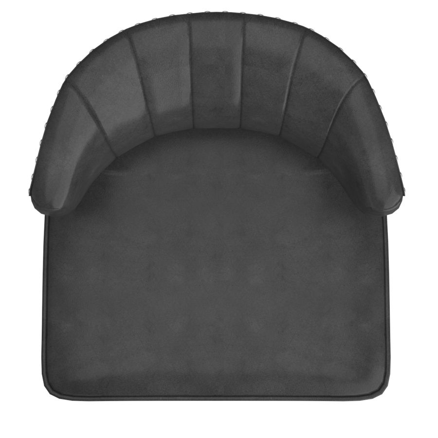 Kyrie Accent Chair in Grey and Espresso 403-587GY