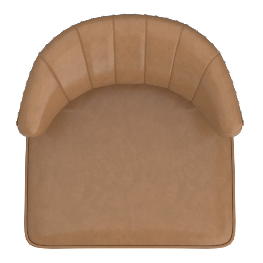 Kyrie Accent Chair in Saddle and Espresso 403-587SD