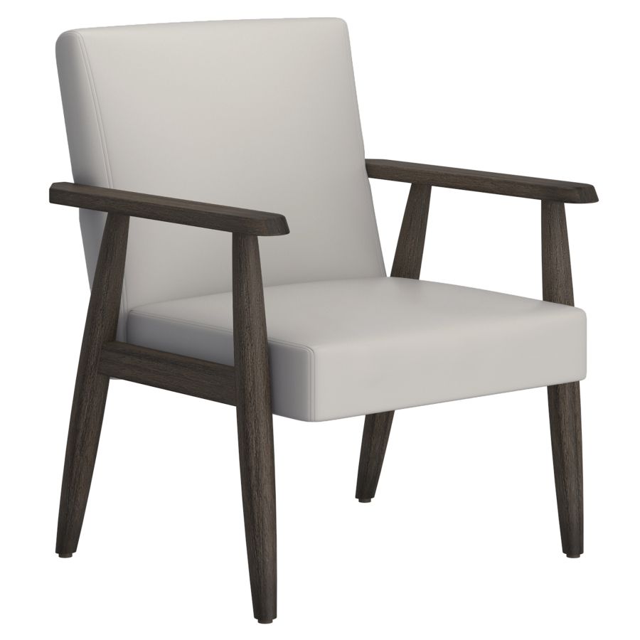 Wilder Accent Chair in Grey-Beige and Weathered Brown 403-589GB