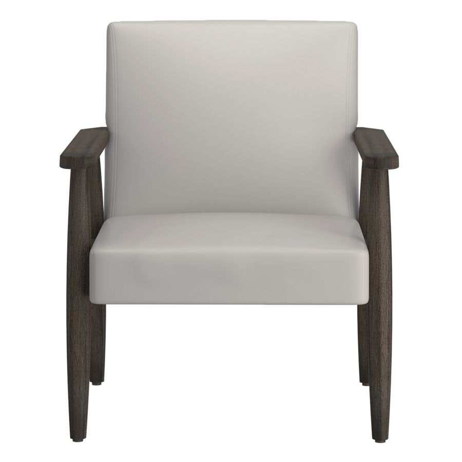 Wilder Accent Chair in Grey-Beige and Weathered Brown 403-589GB