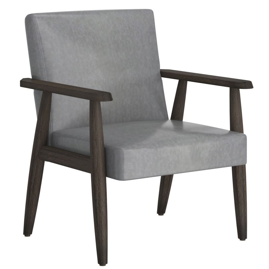 Wilder Accent Chair in Grey and Weathered Brown 403-589GY