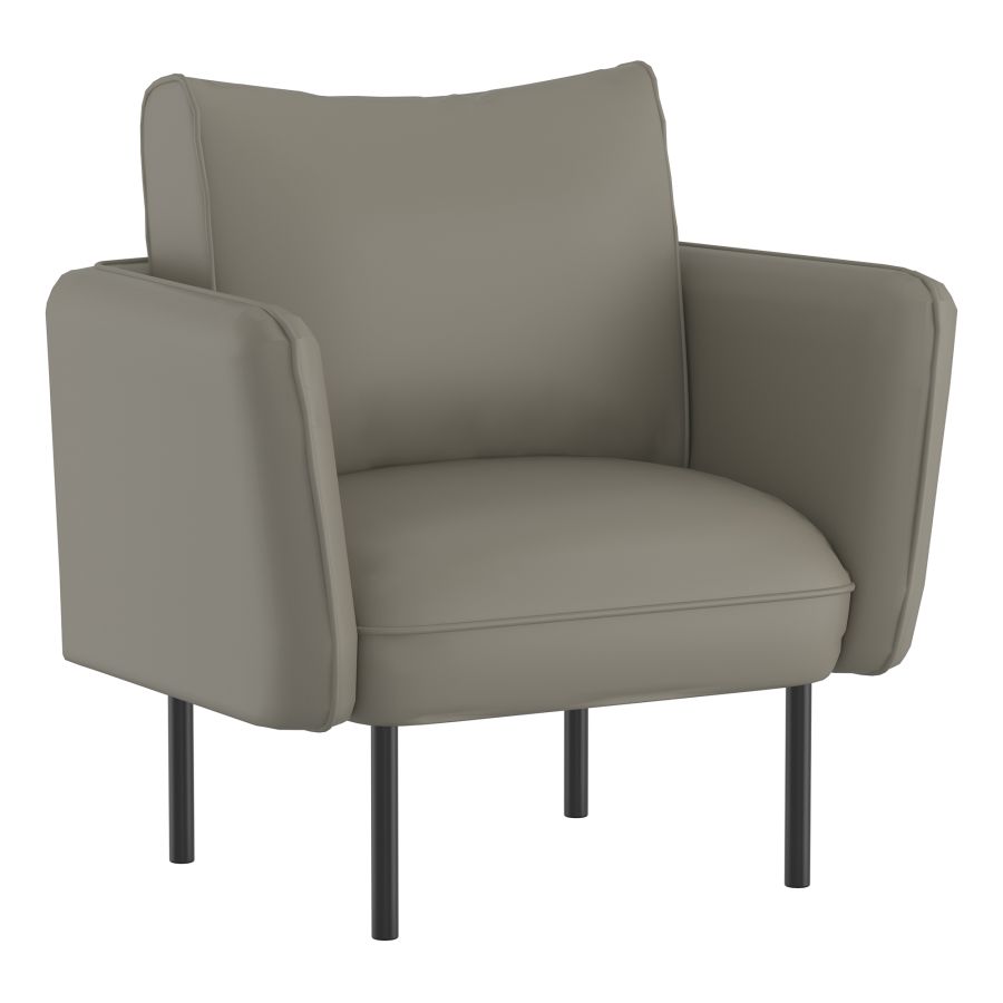 Ryker Accent Chair in Grey-Beige and Black 403-590GB