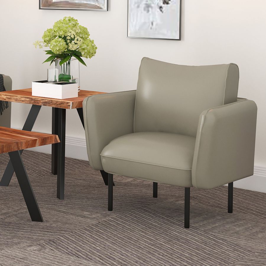 Ryker Accent Chair in Grey-Beige and Black 403-590GB