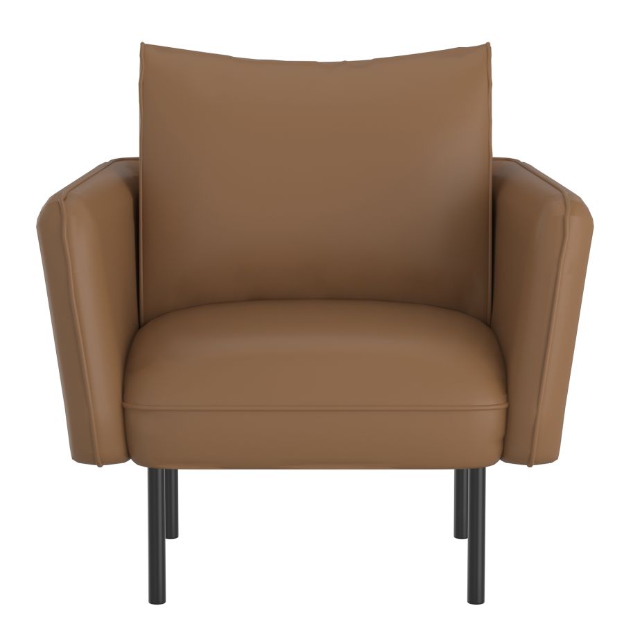 Ryker Accent Chair in Saddle and Black 403-590SD