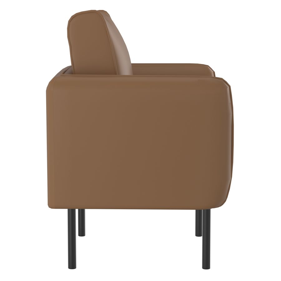 Ryker Accent Chair in Saddle and Black 403-590SD
