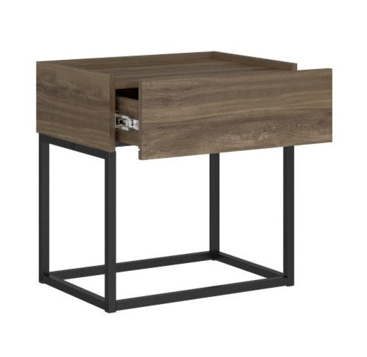 Black Matte Night Stand 1343
