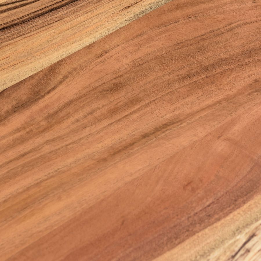 Virag Accent Table in Natural and Black 501-571NT