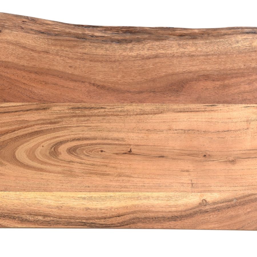 Virag Accent Table in Natural and Black 501-571NT