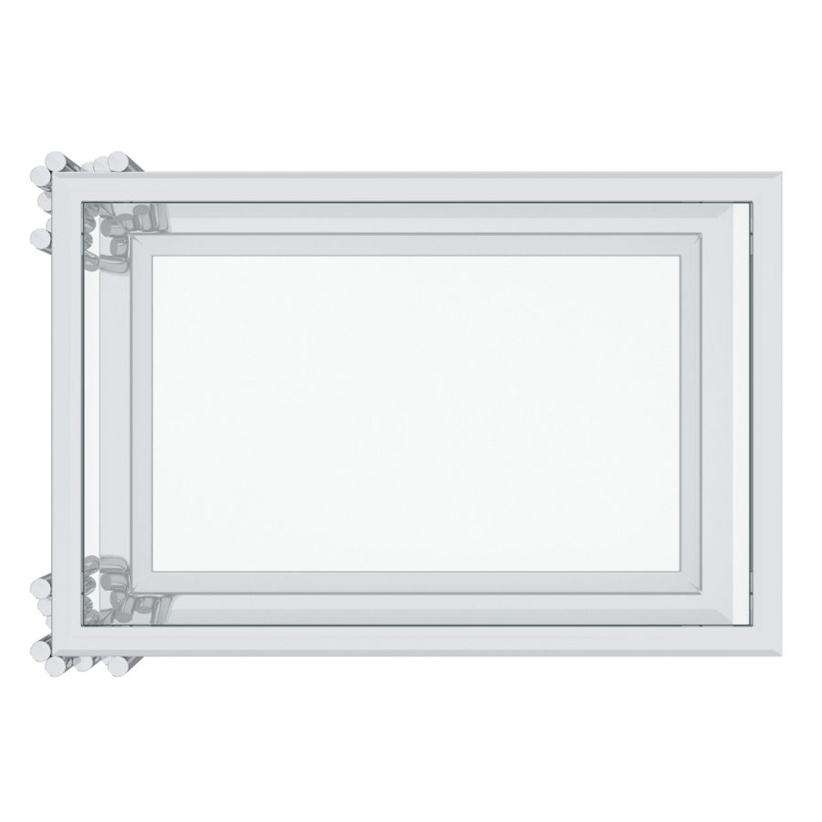 Estrel Small Accent Table in Silver 501-630CH_S