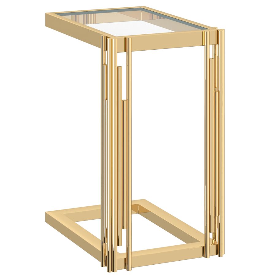 Estrel Small Accent Table in Gold 501-630GL_S
