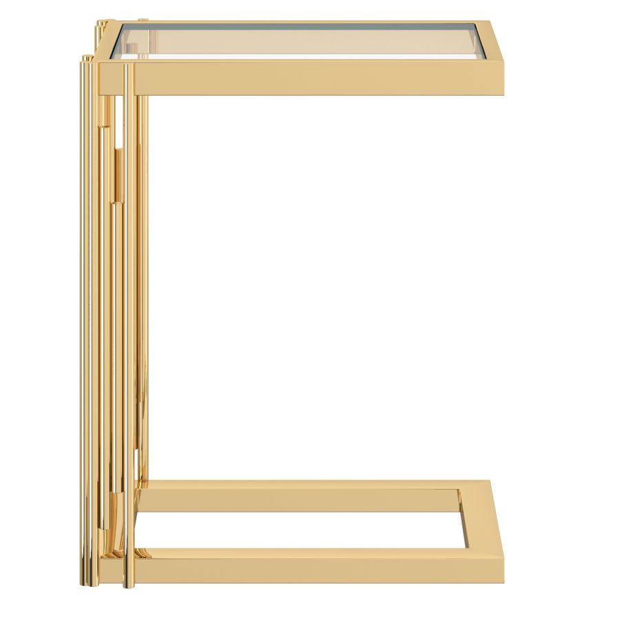 Estrel Small Accent Table in Gold 501-630GL_S